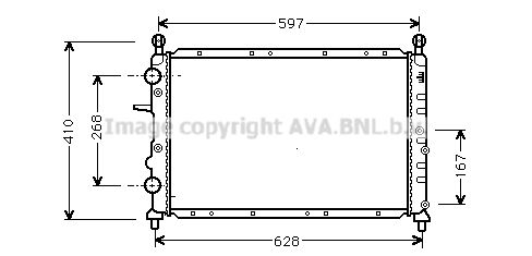 AVA QUALITY COOLING Radiaator,mootorijahutus FT2322